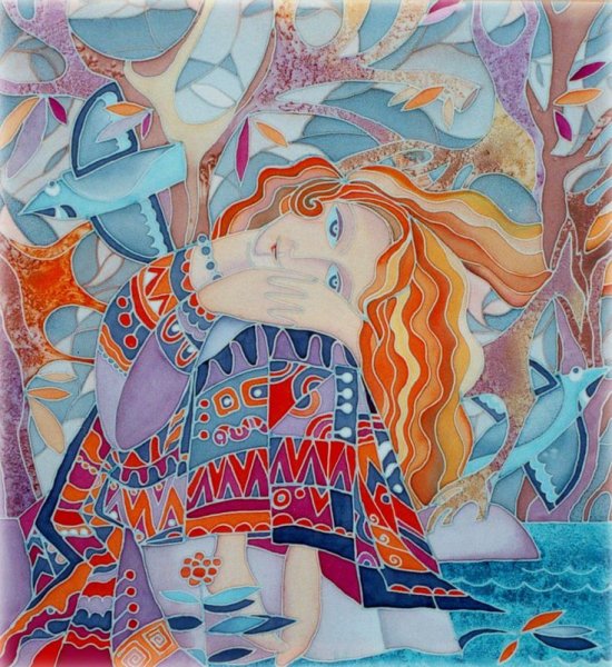 Батик портрет Тощева