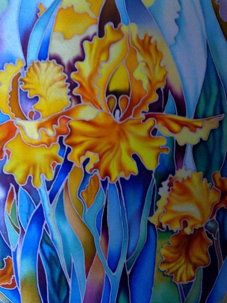 Виктор Парийский живописный батик