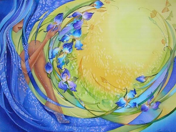 Елена Ведерникова батик