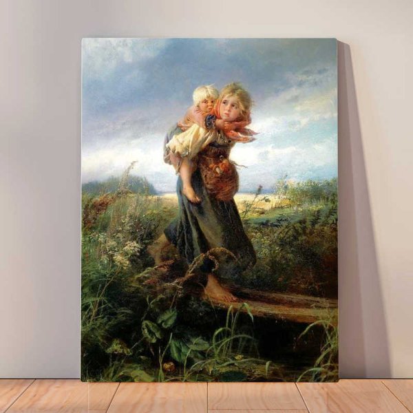 Сочинение по картине дети бегущие от грозы