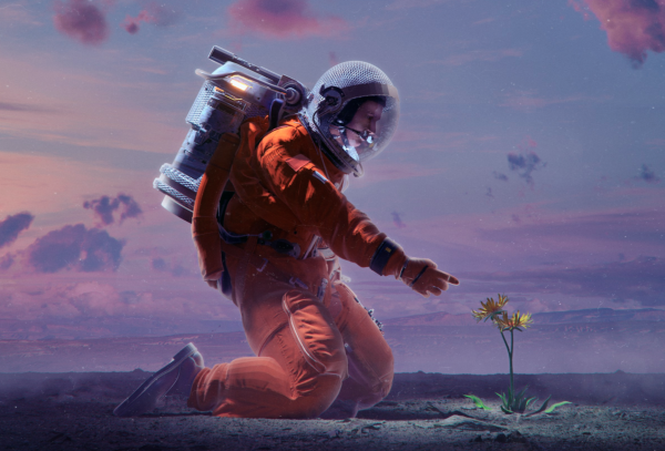 Скафандр амонг АС арт