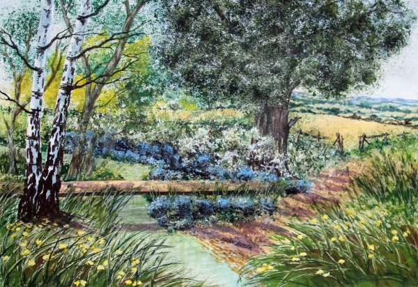 Английская растительность картина