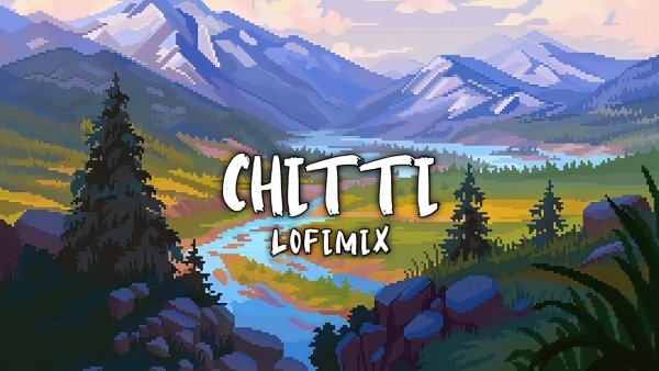 Пиксель арт пейзаж