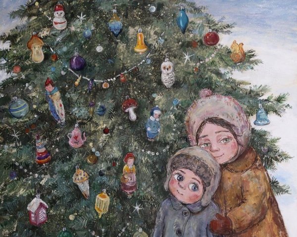 Сандра Кук Рождество картины