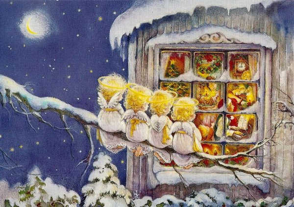 Новый год картины художников