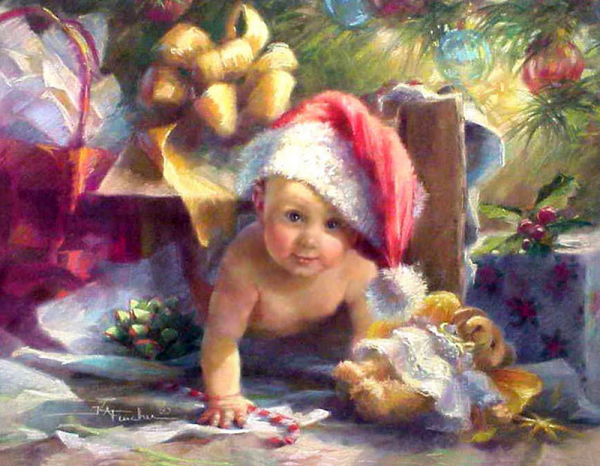 Хохловкина Эльза дети у елки