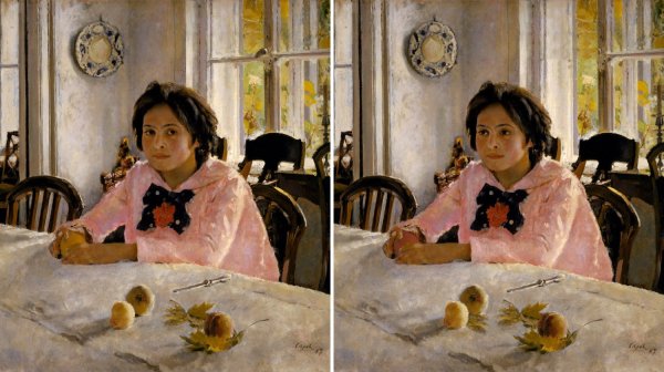 Серов Валентин Александрович «девушка, освещенная солнцем» (1888)