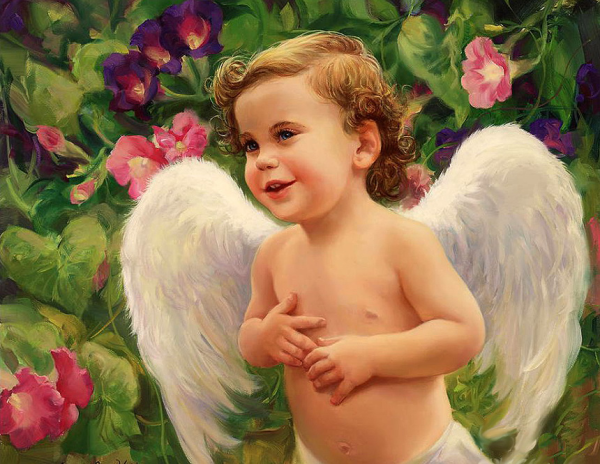 Нэнси Ноэль картины дети ангелы