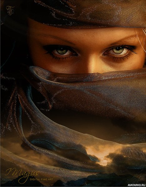 Загадочные женские глаза