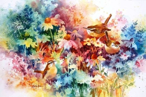 Сьюзан Крауч акварель