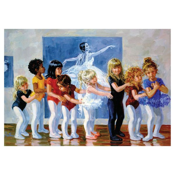 Дети танцуют картина