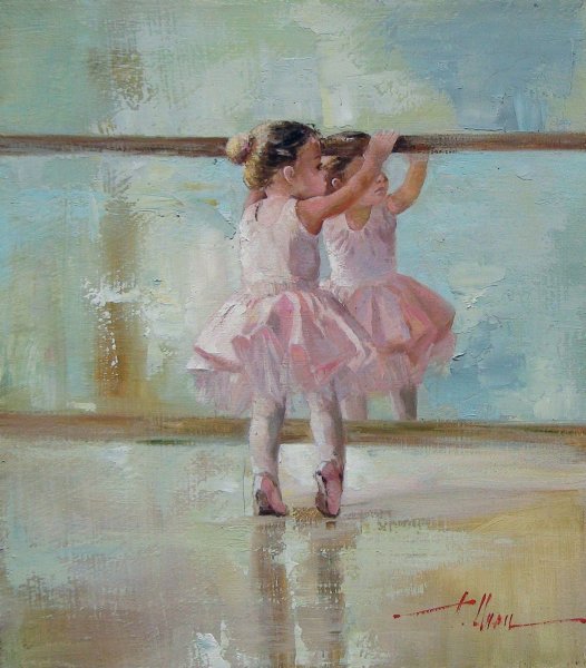 Художница Инесса Морозова балерина