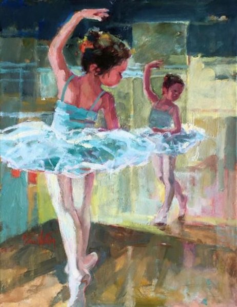 Маленькие балерины живопись