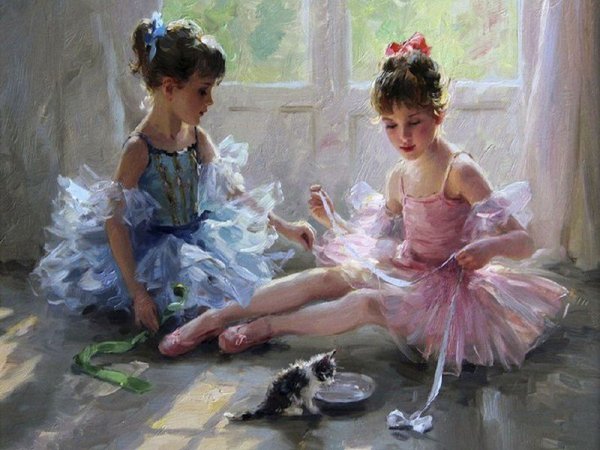 Балерина живопись Konstantin Razumov
