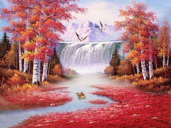 Диамонд Пайнтинг пейзаж алмазная живопись