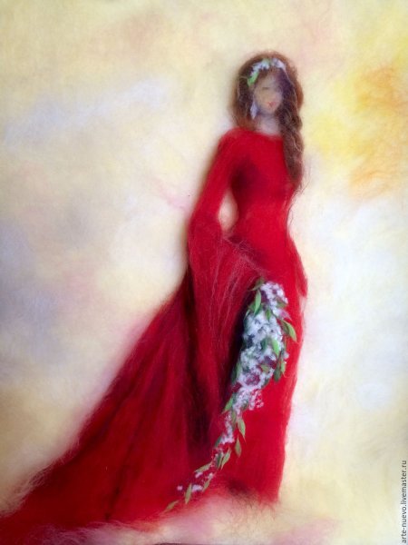 Девушка на красной площади