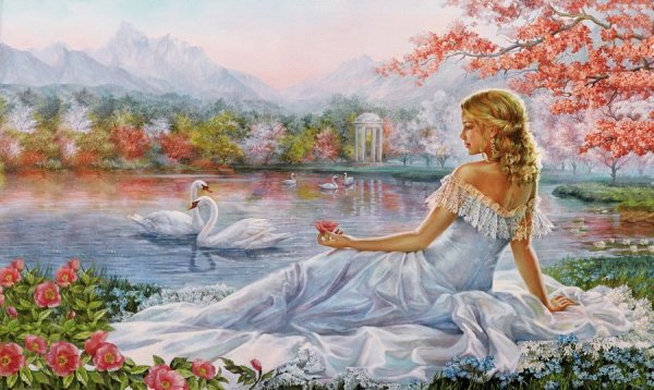 «Девушка у пруда» (1923)