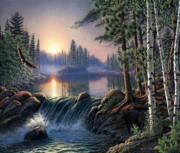 Живопись природа