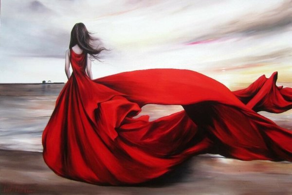 Красивая девушка на красной площади