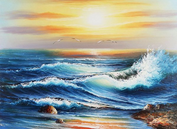 Красивые картины моря