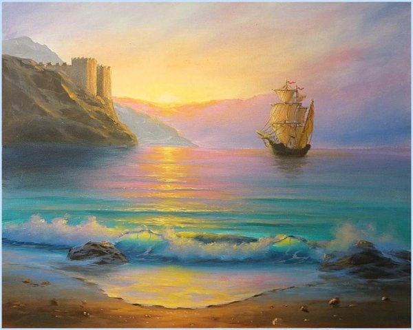 Море живопись Марина Игнаткина