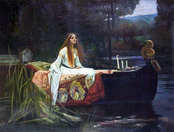 Леди шалотт Джон Уильям Уотерхаус