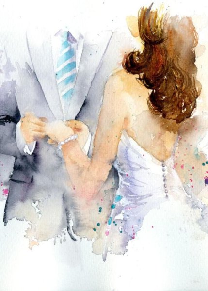 Свадьба иллюстрация