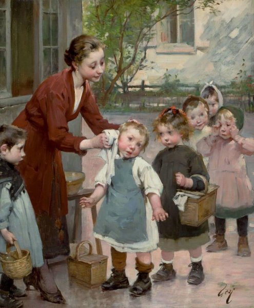Художник Henry Jules Jean Geoffroy