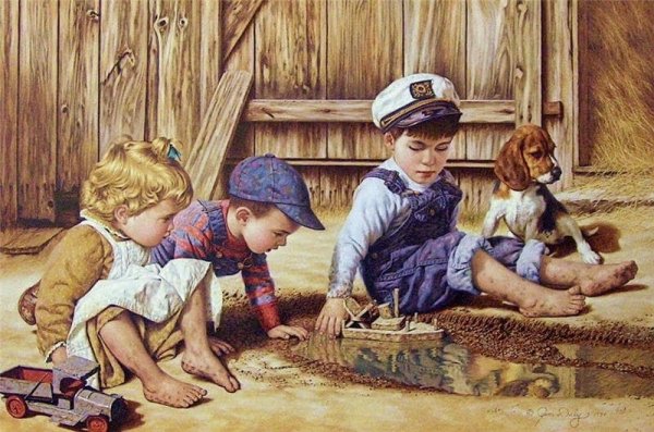 Американский художник Джим Дейли.