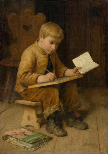 Альберт анкер Albert Anker 1831-1910