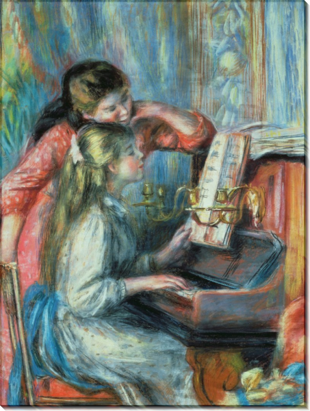 Пьер Огюст Ренуар, девушки за фортепьяно 1892