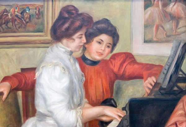 Девушка за фортепиано 19 век