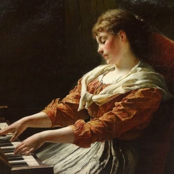 Девушка и пианино