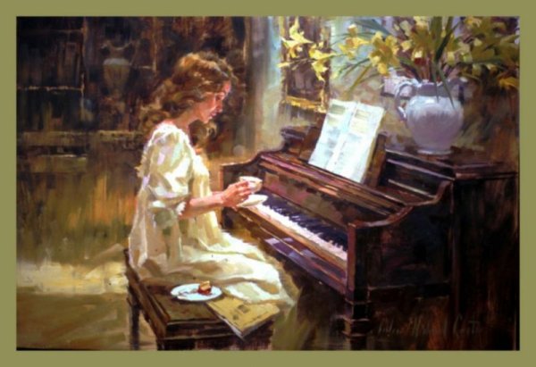 Чайльд Хассам пианино