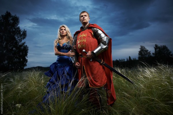 Мужчина воин фотосессия