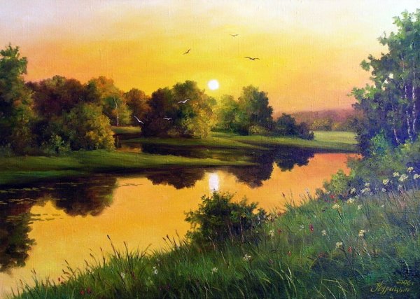 Художник Сергей Курицын пейзажи