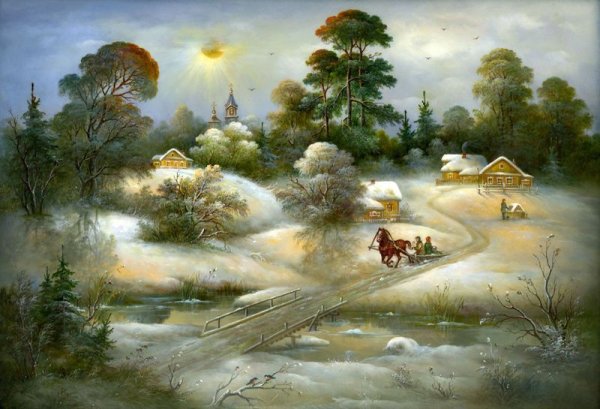 Федоскинская лаковая живопись