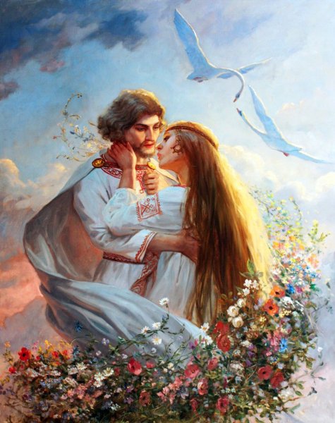 Живопись Андрея Шишкина славянские Богини