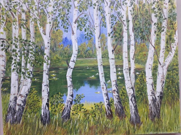 Репин Березовая роща