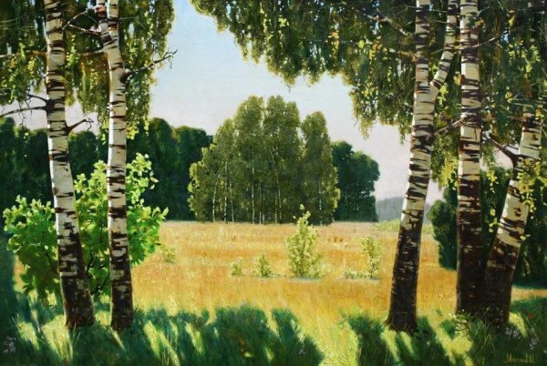 Березовая роща Рылов картина