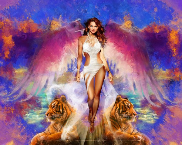 Женщина на Тигре