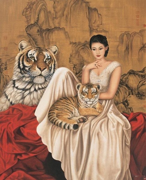 Дама с тигром