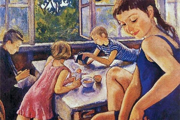 Зинаида Евгеньевна Серебрякова терраса