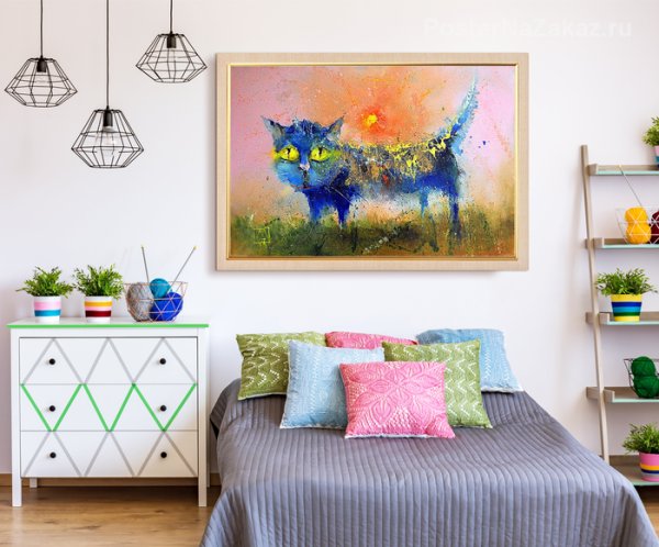 Картина в интерьере детской