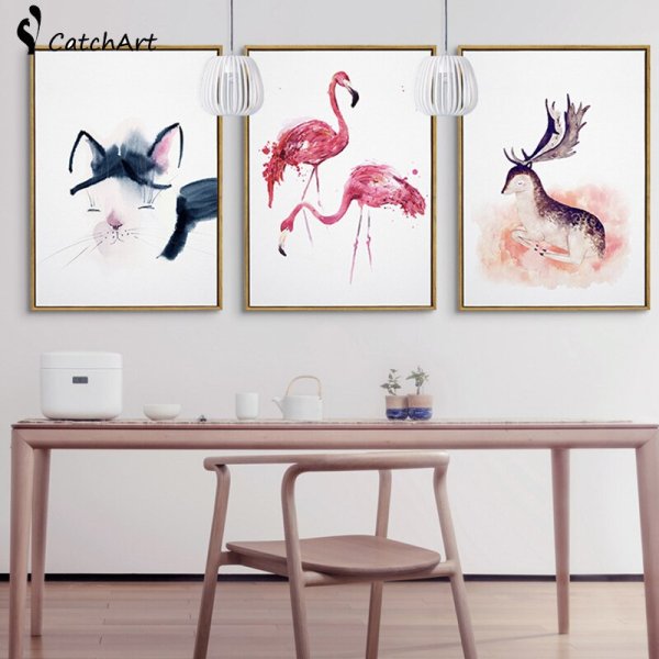 Постеры с животными для интерьера