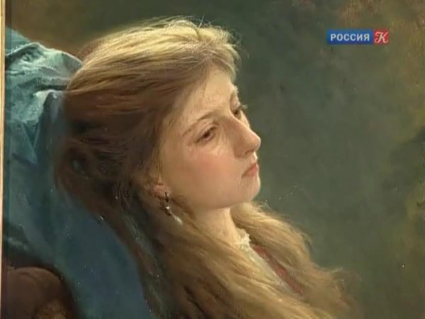 Иван Крамской девушка с распущенной косой