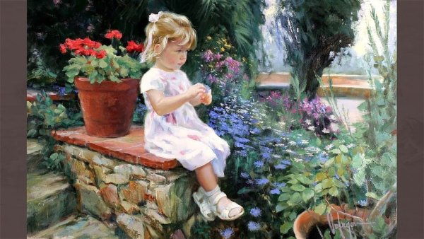 Живопись Владимира Волегова детство