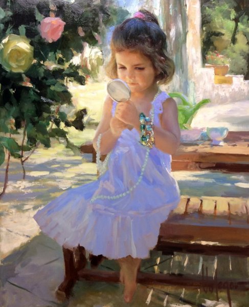 Волегов Владимир художник картины девочка