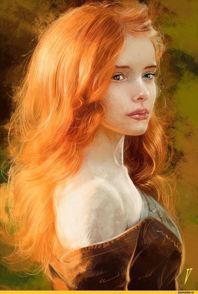 Девушка с золотыми волосами