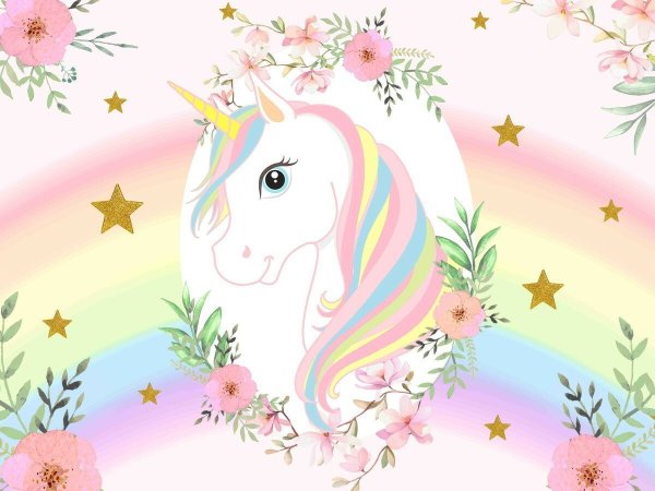 Фон с единорогами